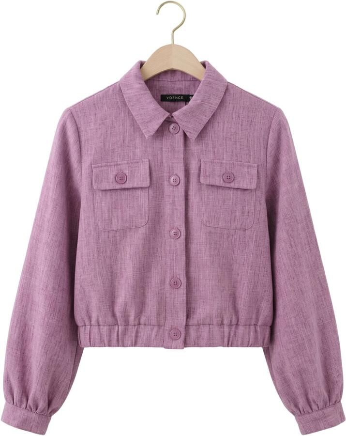 YDENCE Dames Jassen Jacket Jinte Lila - Foto 2