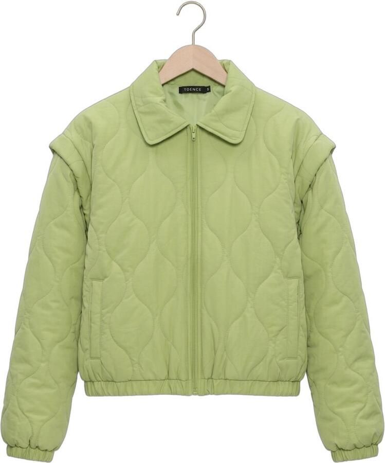 YDENCE Dames Jassen Jacket Ramona Groen - Foto 2