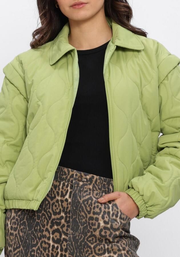 YDENCE Dames Jassen Jacket Ramona Groen - Foto 4