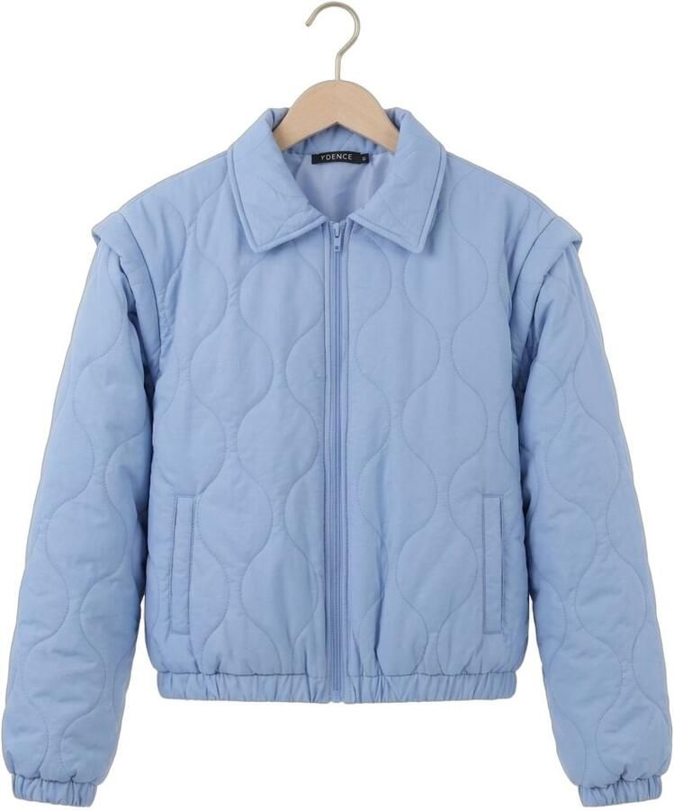 YDENCE Dames Jassen Jacket Ramona Lichtblauw - Foto 2