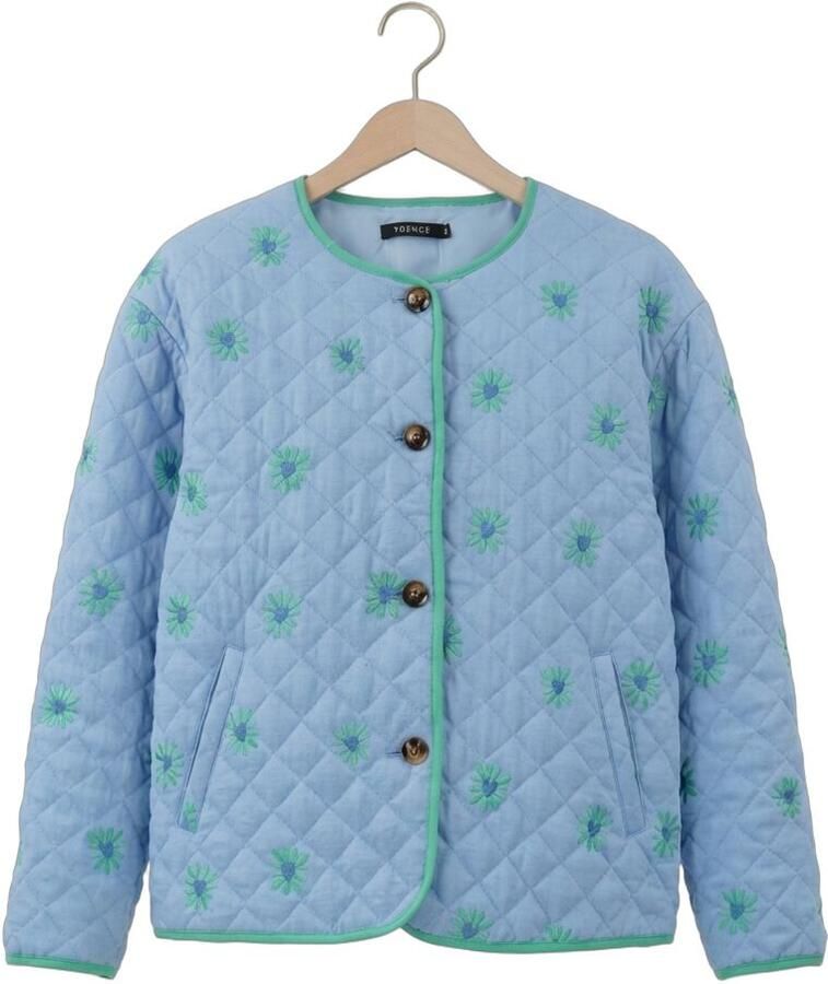 YDENCE Dames Jassen Jacket Robylin Lichtblauw - Foto 2