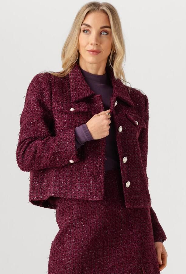 YDENCE Dames Jassen Jacket Wiske Bordeaux - Foto 4