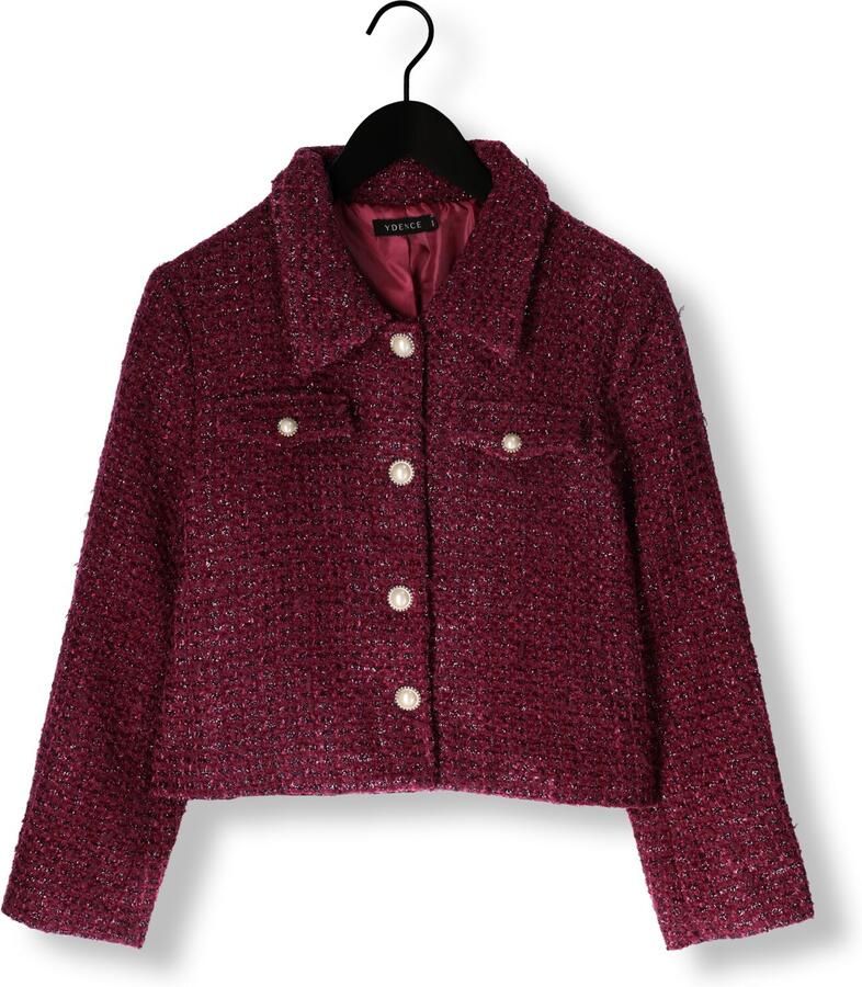 YDENCE Dames Jassen Jacket Wiske Bordeaux