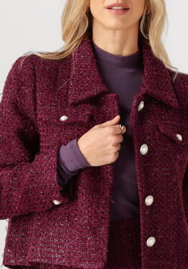 YDENCE Dames Jassen Jacket Wiske Bordeaux - Foto 2