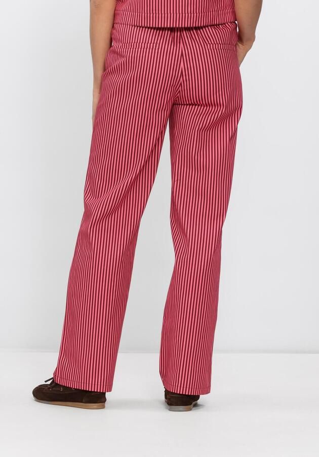 Ydence denim regular waist gestreepte broek roze - Foto 2