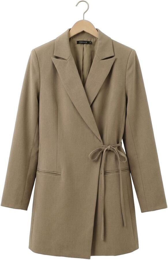 YDENCE Dames Jurken Dress April Beige - Foto 4