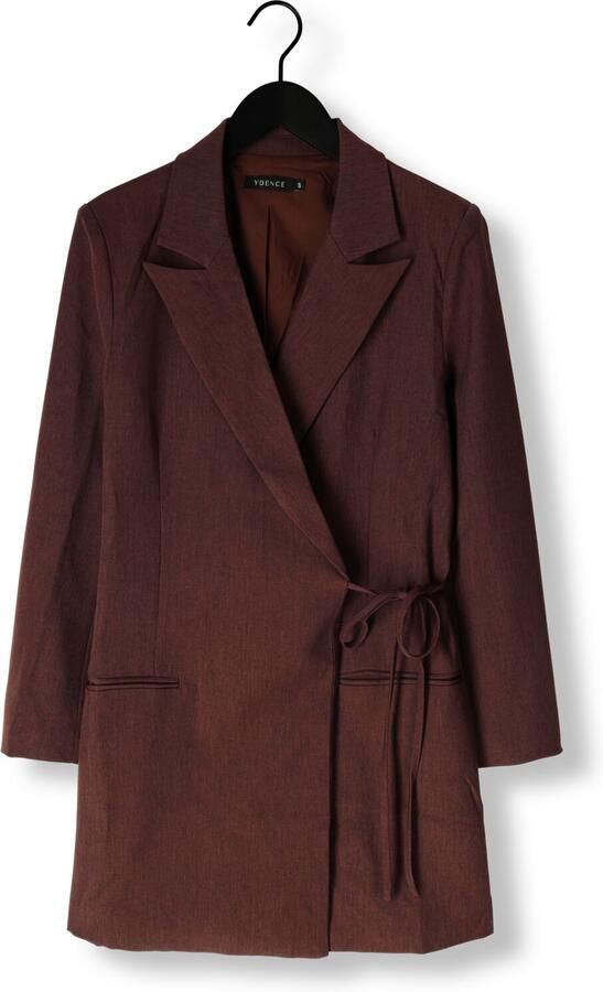 YDENCE Dames Jurken Dress April Bruin - Foto 2