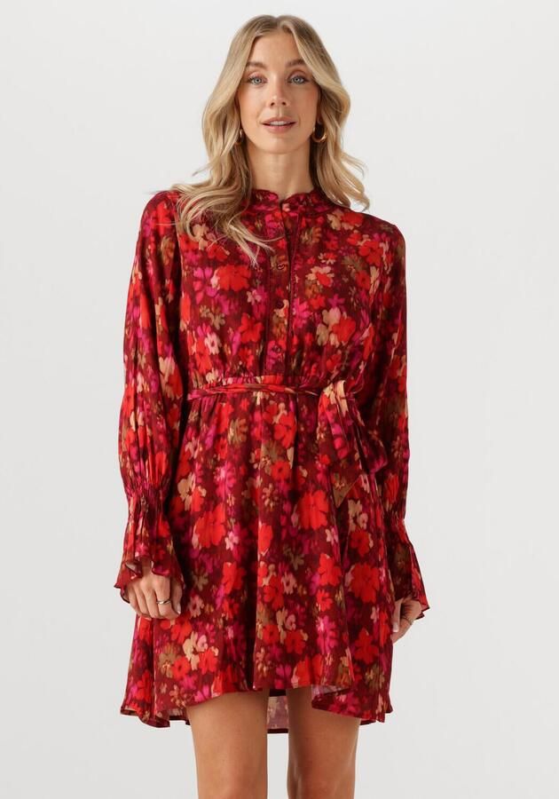 YDENCE Dames Jurken Dress Didi Rood - Foto 4