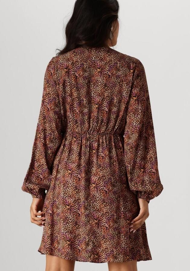 Ydence Bruine Mini Jurk Jaely Brown Dames