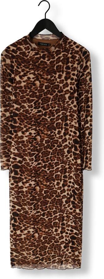 YDENCE Dames Jurken Dress Joyce Bruin - Foto 3