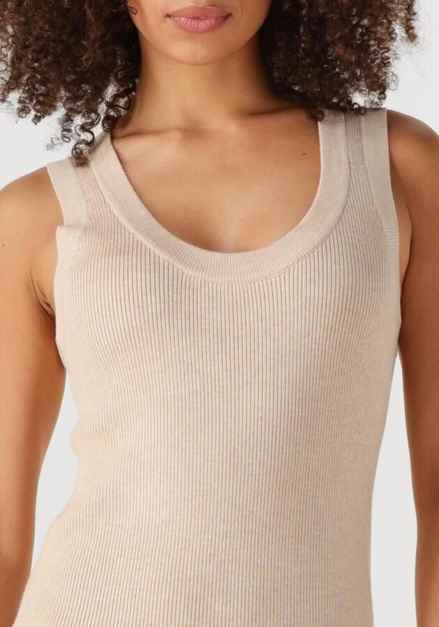 YDENCE Dames Jurken Knitted Dress Ariel Beige - Foto 2