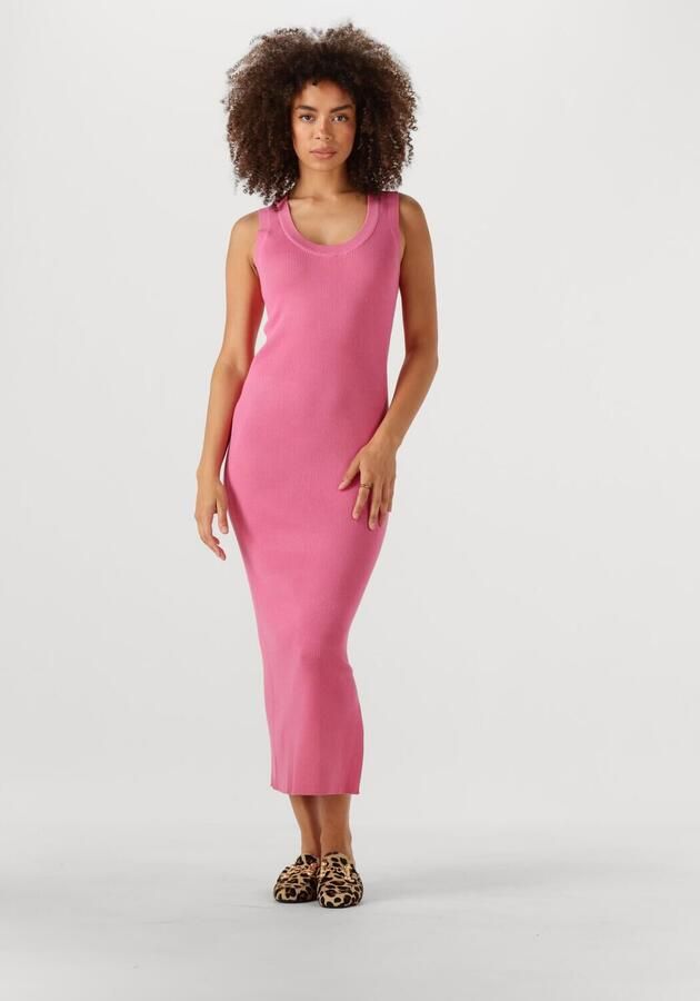 YDENCE Dames Jurken Knitted Dress Ariel Roze - Foto 4