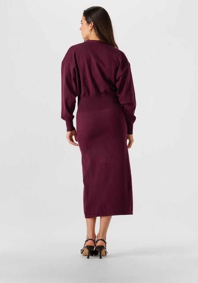 YDENCE Dames Jurken Knitted Dress Claudia Bordeaux - Foto 2