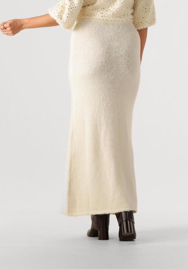 YDENCE Dames Rokken Knitted Skirt Eveline Creme - Foto 2