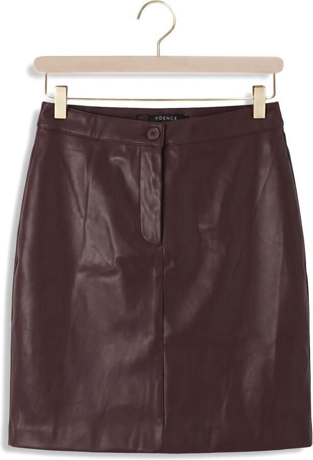 YDENCE Dames Rokken Skirt Alana Bordeaux - Foto 4
