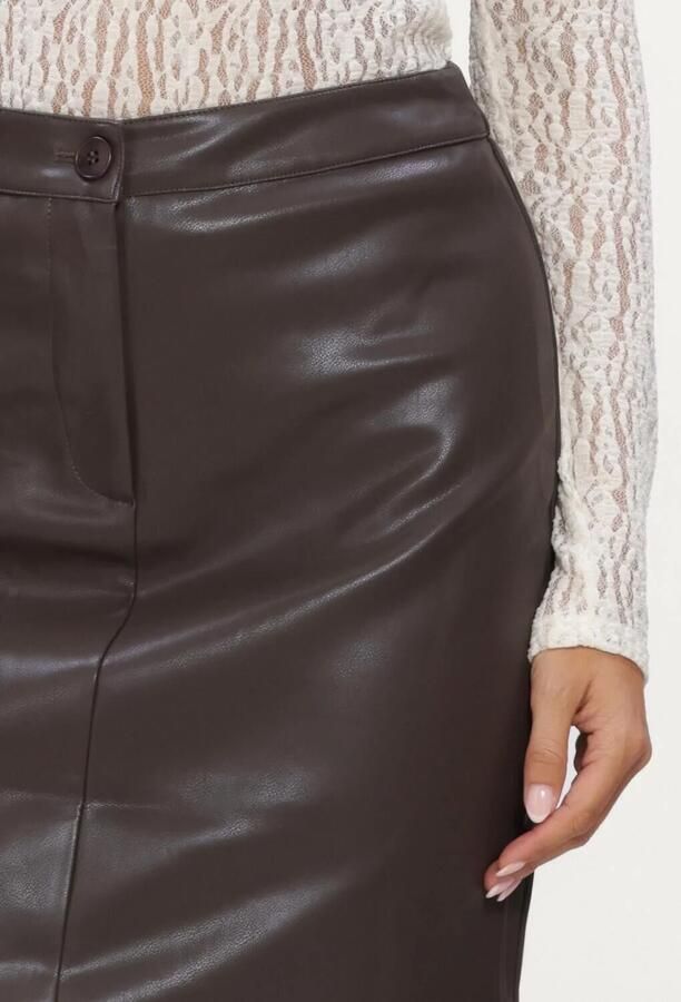 YDENCE Dames Rokken Skirt Alana Bruin - Foto 3