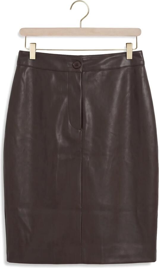 YDENCE Dames Rokken Skirt Alana Bruin - Foto 4