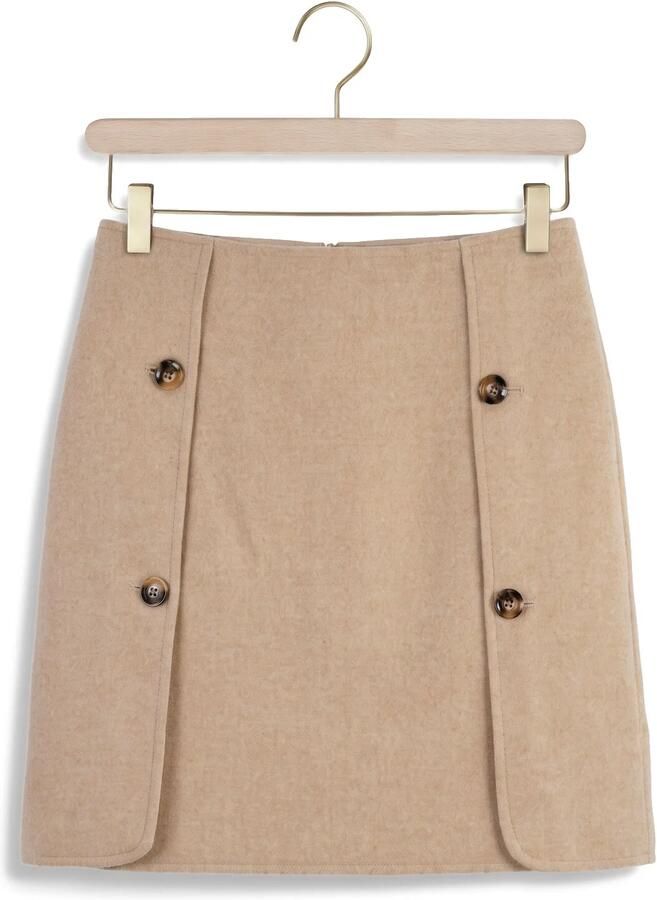 YDENCE Dames Rokken Skirt Chloe Beige - Foto 2