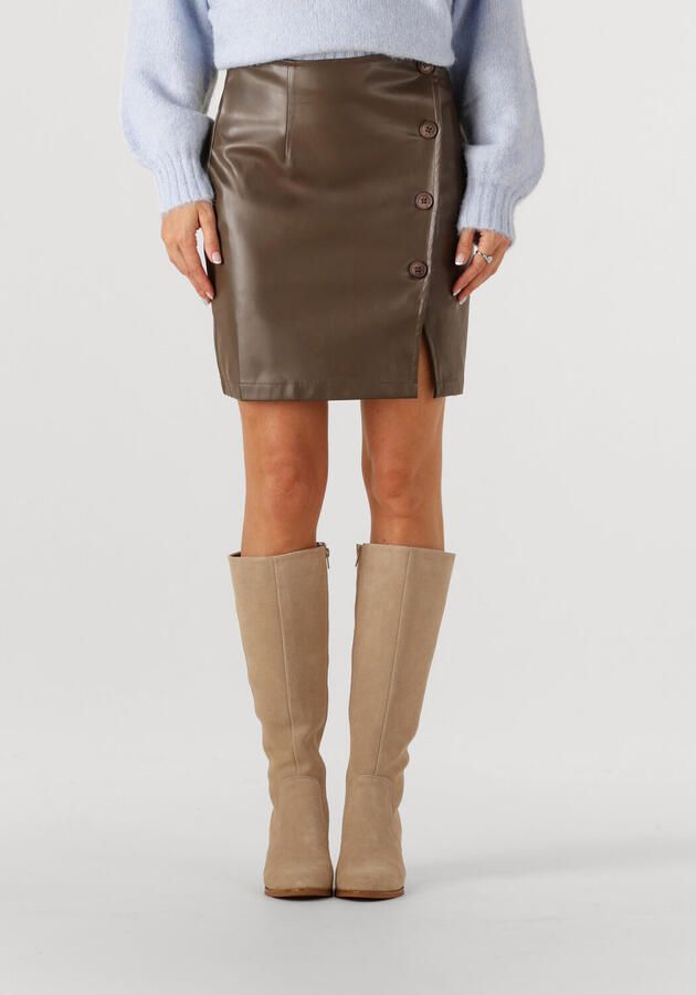 YDENCE Dames Rokken Skirt Lilo Taupe - Foto 4