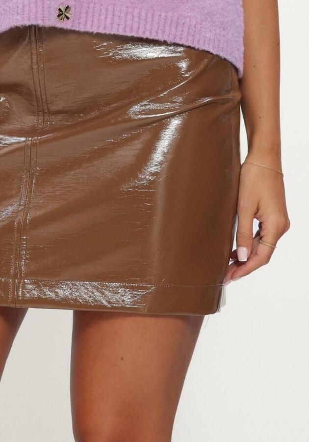 YDENCE Dames Rokken Skirt Natalia Bruin - Foto 3