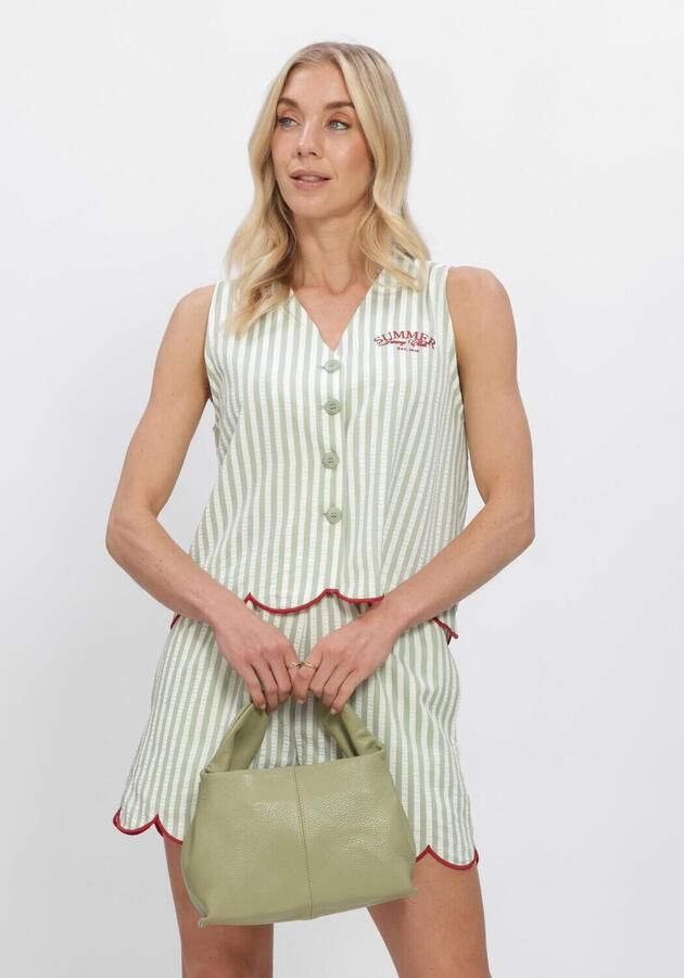 YDENCE Dames Tops & T-shirts Gilet Ember Groen