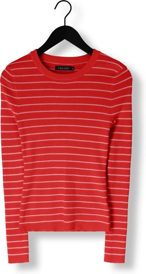 YDENCE Dames Tops & T-shirts Knitted Top Devina Rood - Foto 3