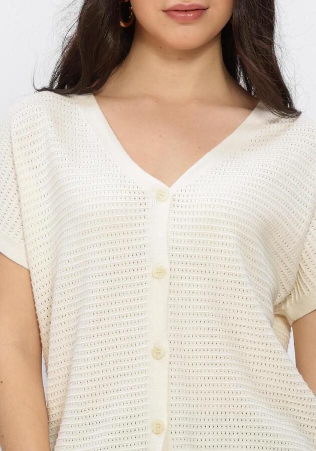 YDENCE Dames Tops & T-shirts Knitted Top Elin Gebroken Wit - Foto 4