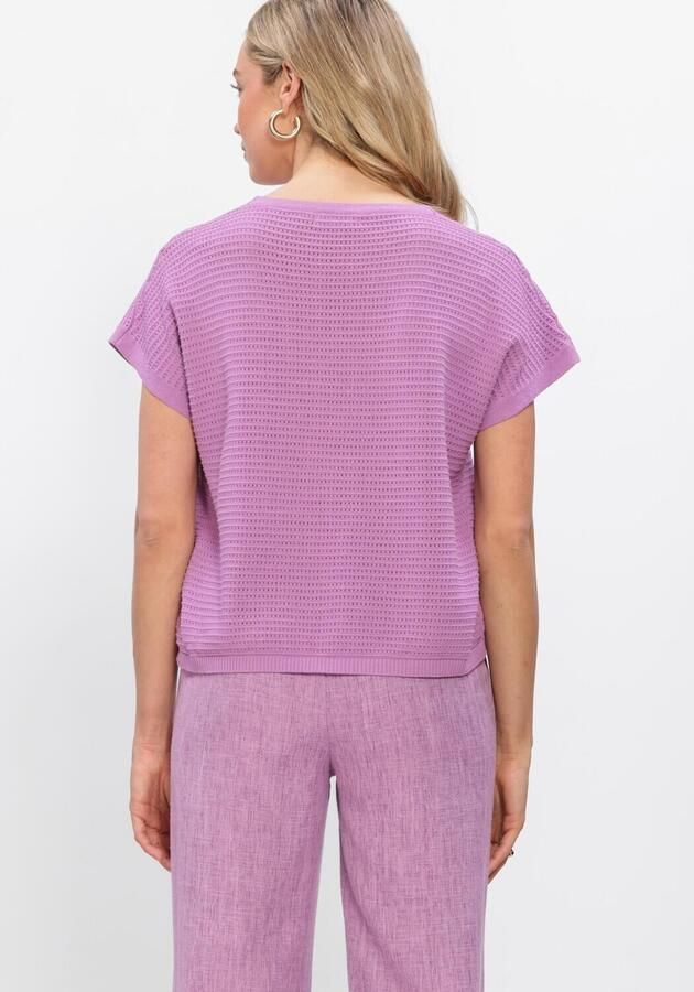 YDENCE Dames Tops & T-shirts Knitted Top Elin Lila - Foto 3