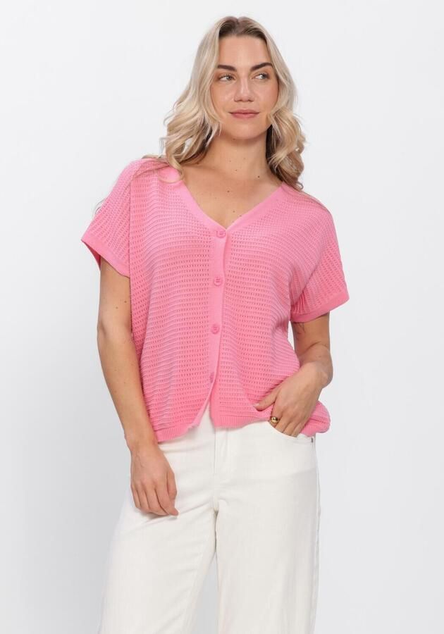 YDENCE Dames Tops & T-shirts Knitted Top Elin Roze