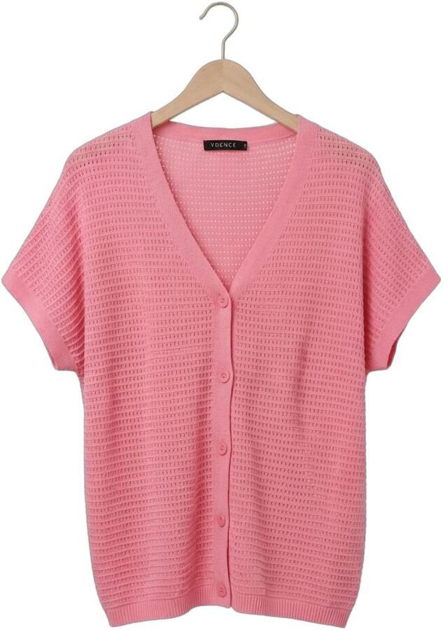 YDENCE Dames Tops & T-shirts Knitted Top Elin Roze - Foto 2