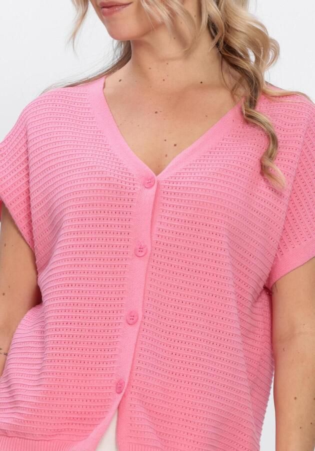 YDENCE Dames Tops & T-shirts Knitted Top Elin Roze - Foto 4