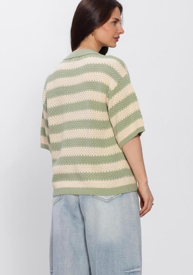 YDENCE Dames Tops & T-shirts Knitted Top Janouk Groen - Foto 3