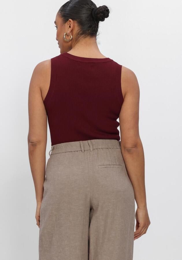 YDENCE Dames Tops & T-shirts Knitted Top Keely Bordeaux - Foto 2