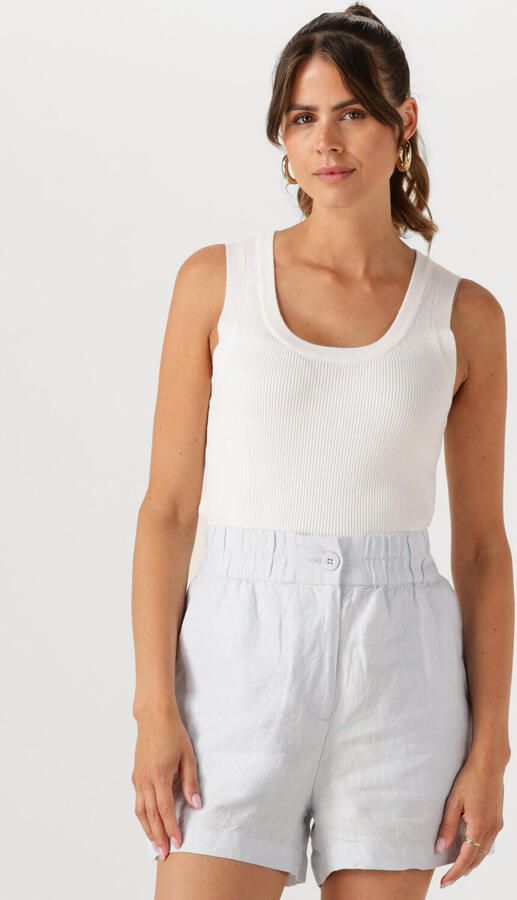 YDENCE Dames Tops & T-shirts Knitted Top Keely Wit - Foto 4