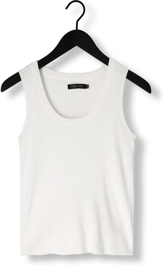 YDENCE Dames Tops & T-shirts Knitted Top Keely Wit - Foto 3