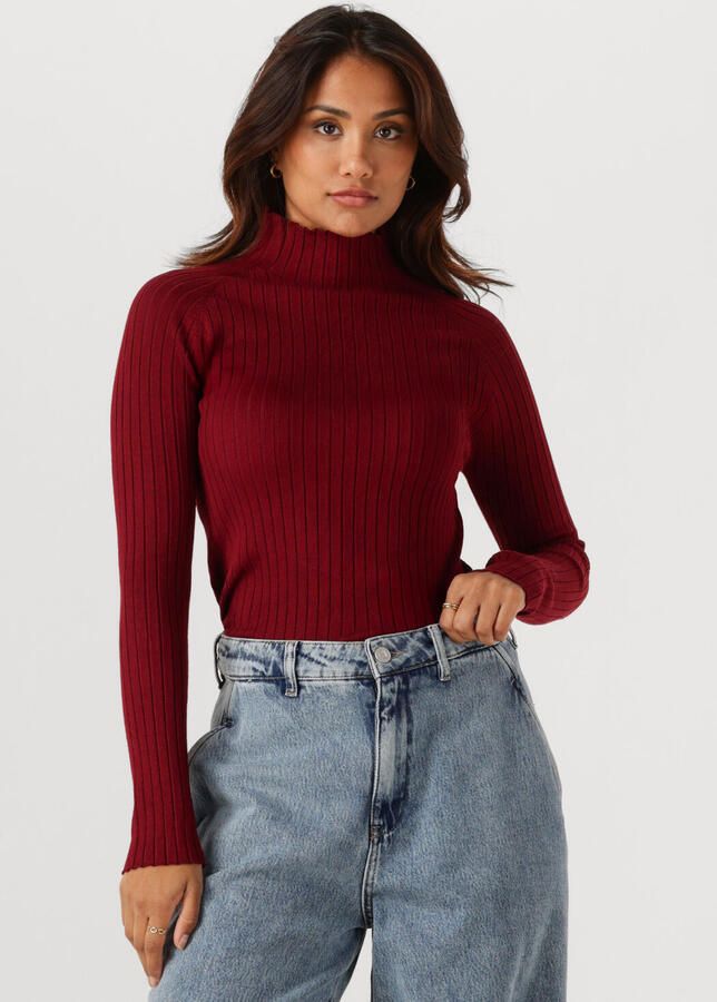 YDENCE Dames Tops & T-shirts Knitted Top Kit Bordeaux - Foto 4