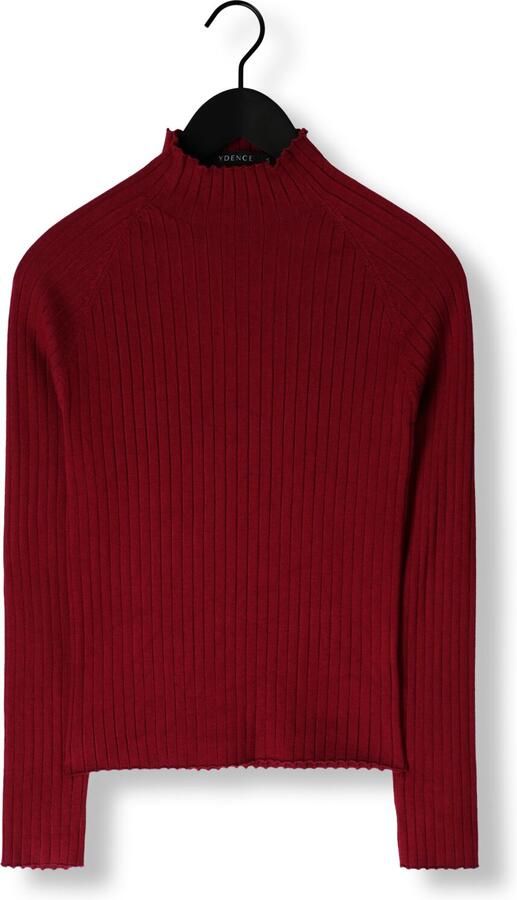 YDENCE Dames Tops & T-shirts Knitted Top Kit Bordeaux - Foto 3