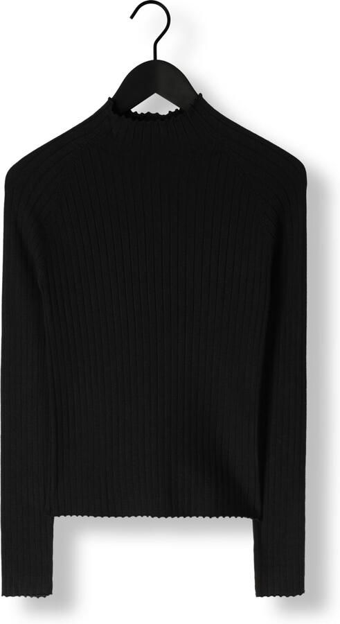 YDENCE Dames Tops & T-shirts Knitted Top Kit Zwart - Foto 3