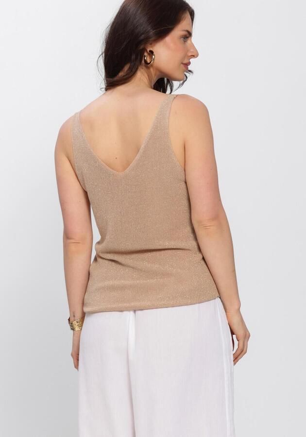YDENCE Dames Tops & T-shirts Knitted Top Lux Beige - Foto 2