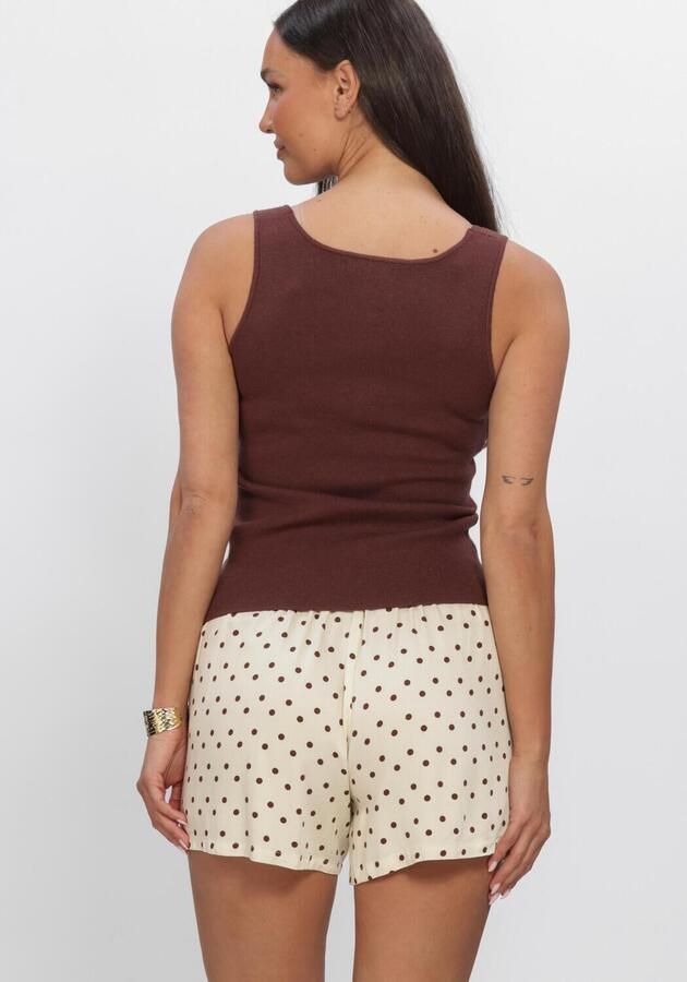 YDENCE Dames Tops & T-shirts Knitted Top Mella Bruin - Foto 3
