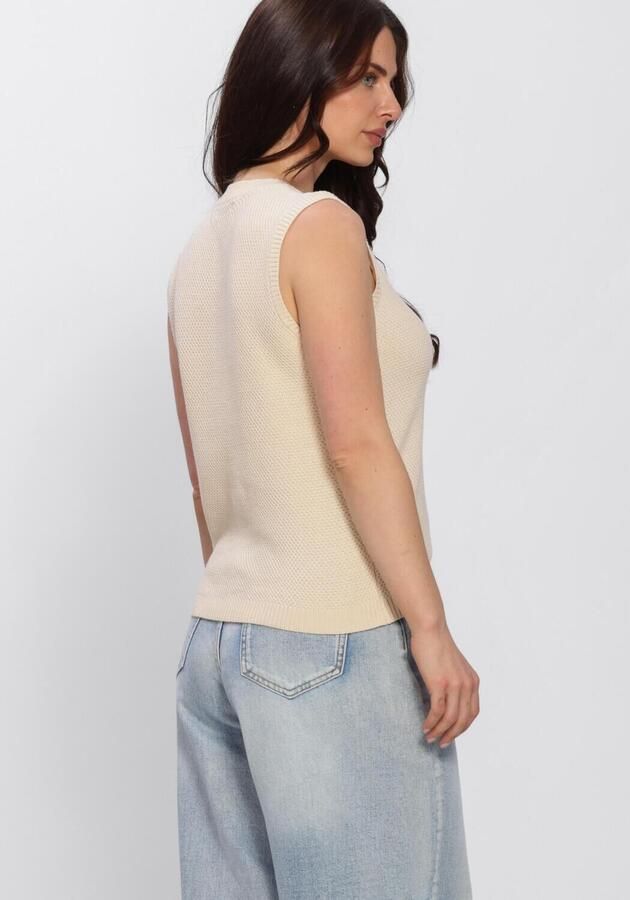 YDENCE Dames Tops & T-shirts Knitted Top Mona Creme - Foto 2