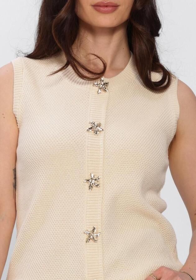 YDENCE Dames Tops & T-shirts Knitted Top Mona Creme - Foto 3