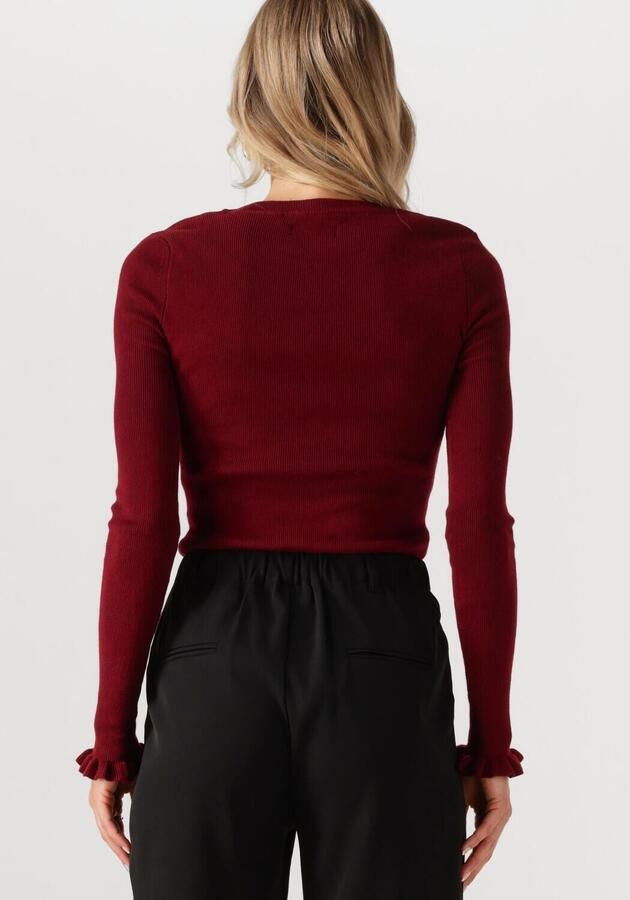 YDENCE Dames Tops & T-shirts Knitted Top Shirley Bordeaux