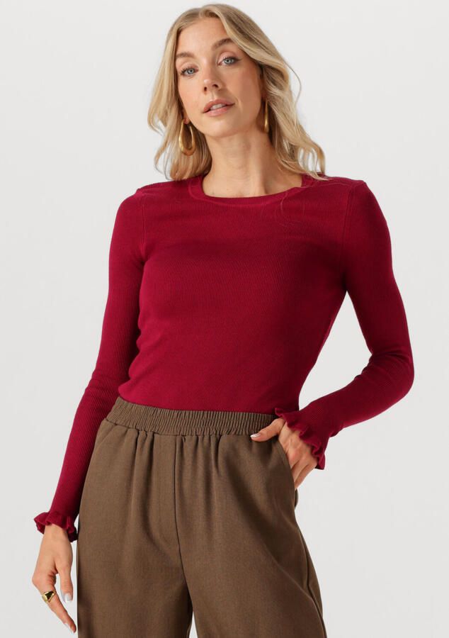YDENCE Dames Tops & T-shirts Knitted Top Shirley Paars - Foto 4