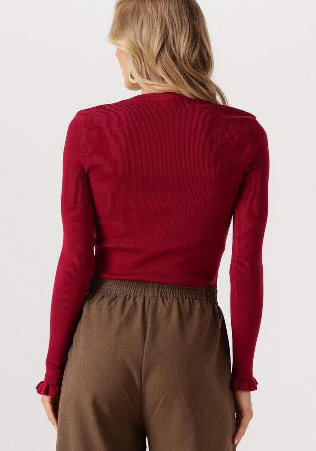 YDENCE Dames Tops & T-shirts Knitted Top Shirley Paars