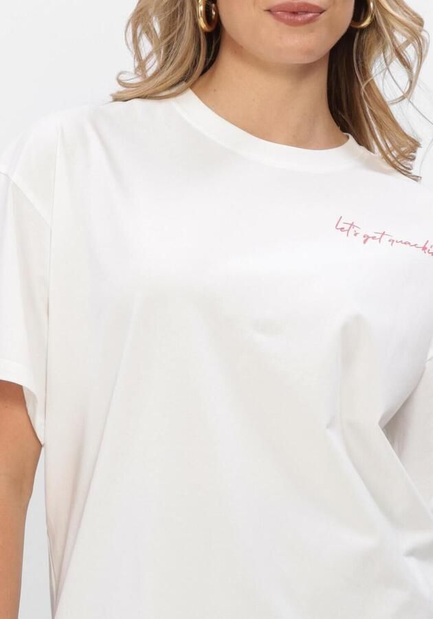 YDENCE Dames Tops & T-shirts T-shirt Ducks Wit - Foto 4