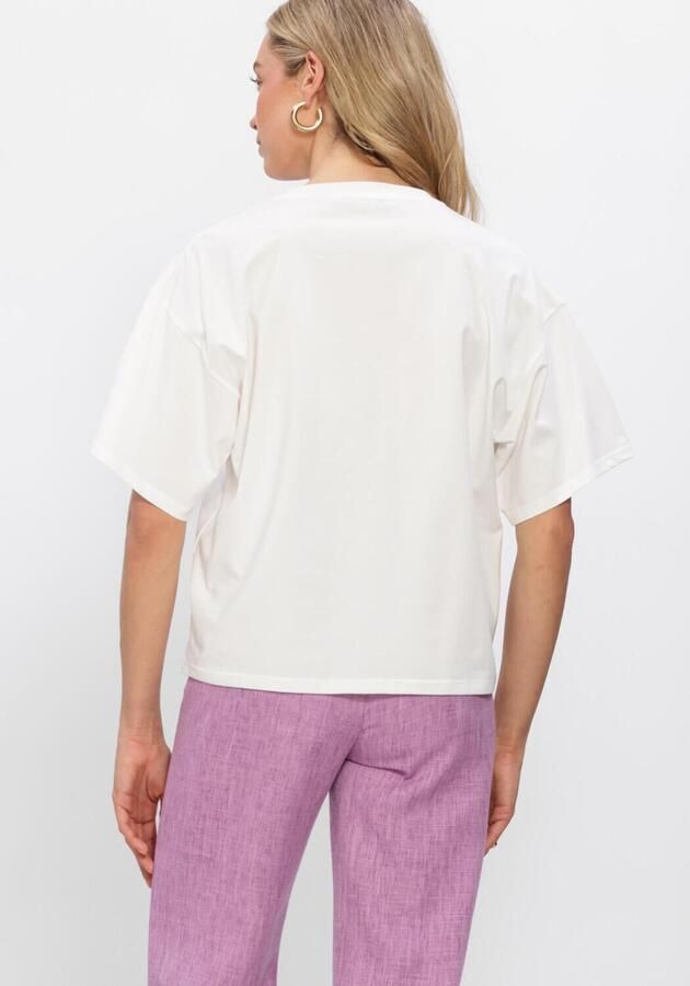 YDENCE Dames Tops & T-shirts T-shirt Juicy Bottle Wit - Foto 3
