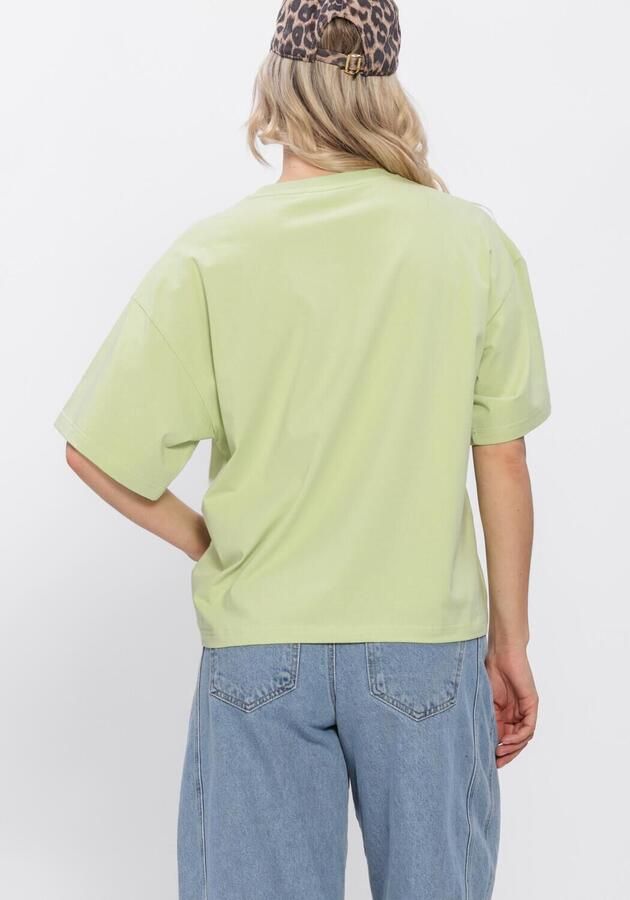 YDENCE Dames Tops & T-shirts T-shirt Tropical Groen - Foto 3