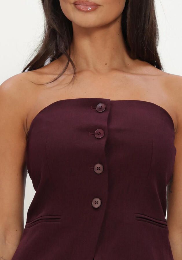 YDENCE Dames Tops & T-shirts Top Asher Bordeaux - Foto 4