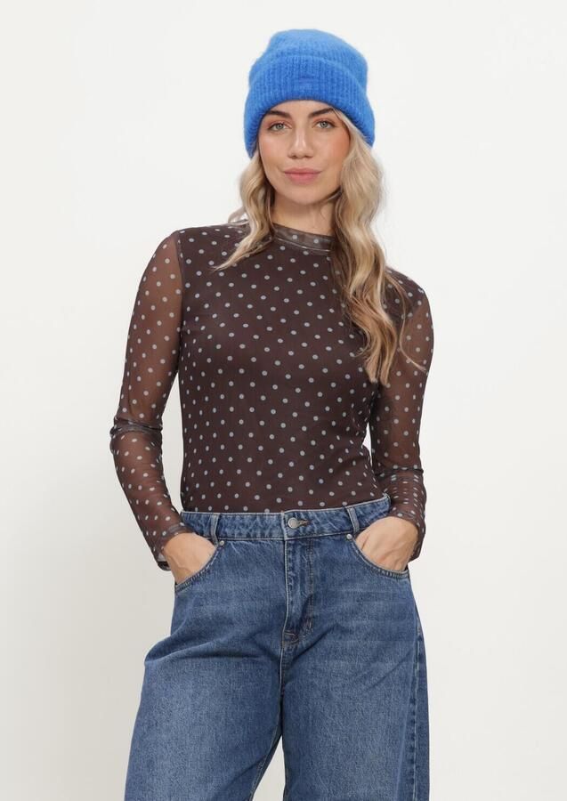 YDENCE Dames Tops & T-shirts Top Bailey Bruin